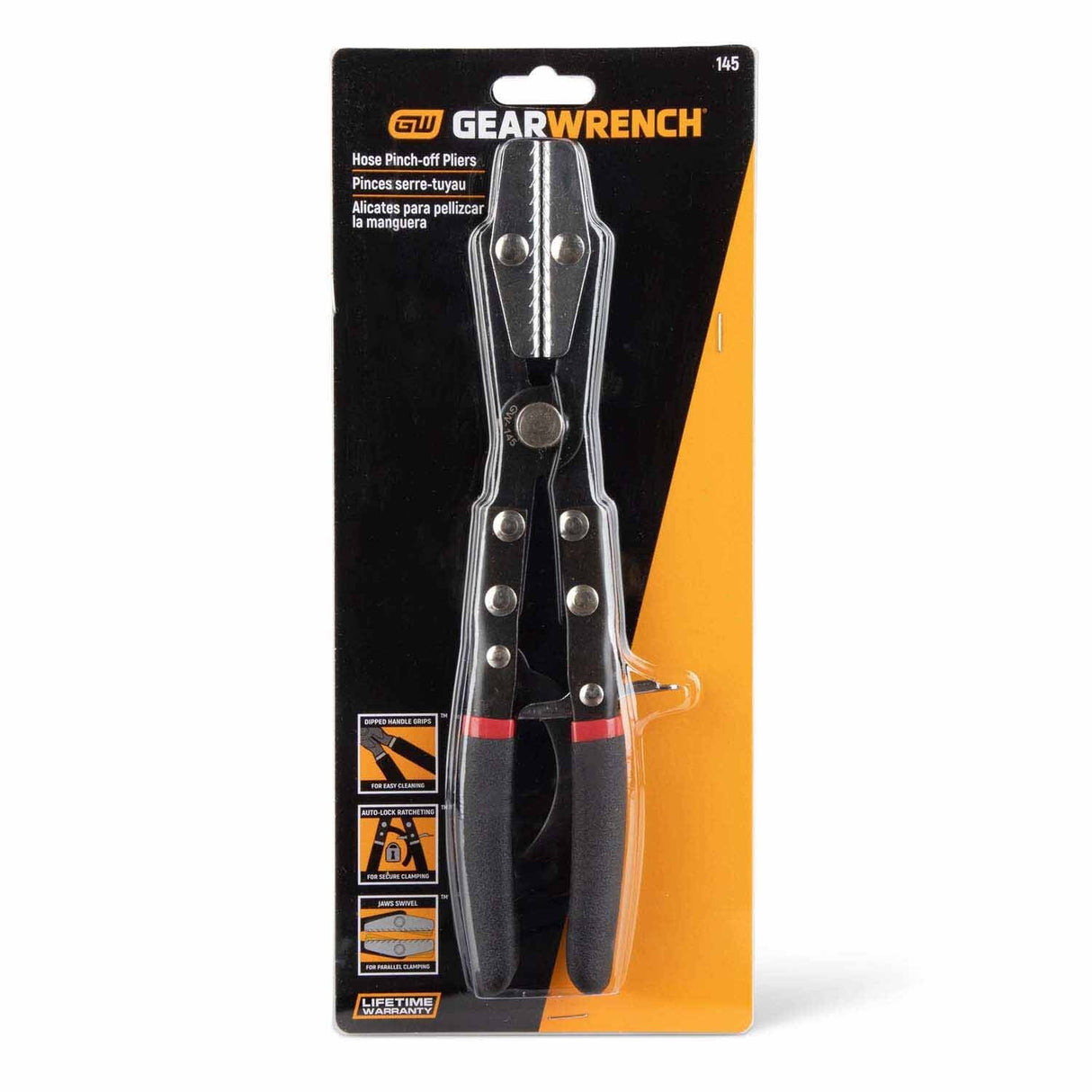 Gearwrench 145 Automatic Locking Ratcheting Hose Pinch Off Pliers - 2
