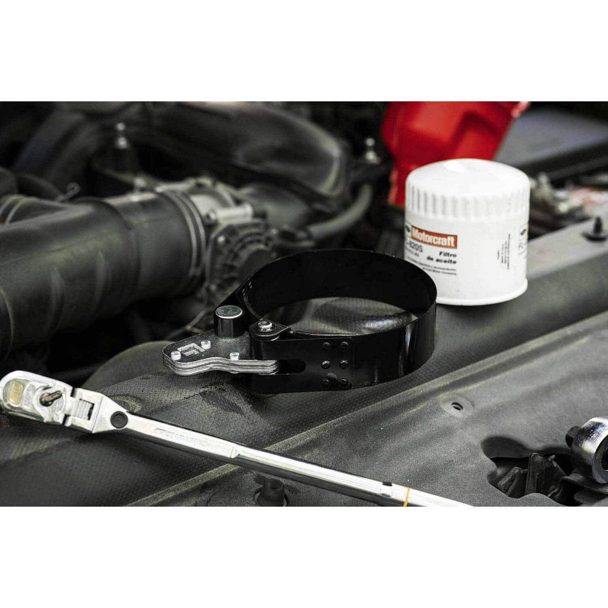 Gearwrench 2321 Heavy-Duty Oil Filter Wrench for Truck Filters - 4