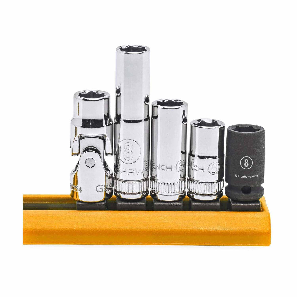 Gearwrench 80102 5 Pc. 1/4" Drive 6 Point 8mm Socket Set