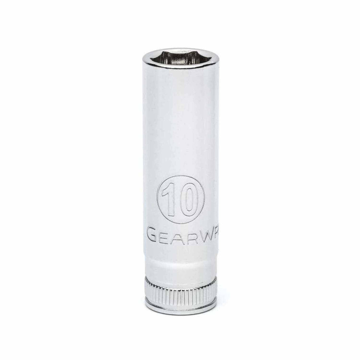 Gearwrench 80145 1/4" Drive 6 Point Deep Metric Socket 10mm