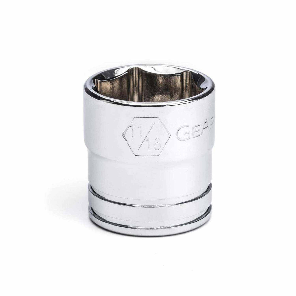Gearwrench 80357 3/8" Drive 6 Point Standard SAE Socket 11/16"
