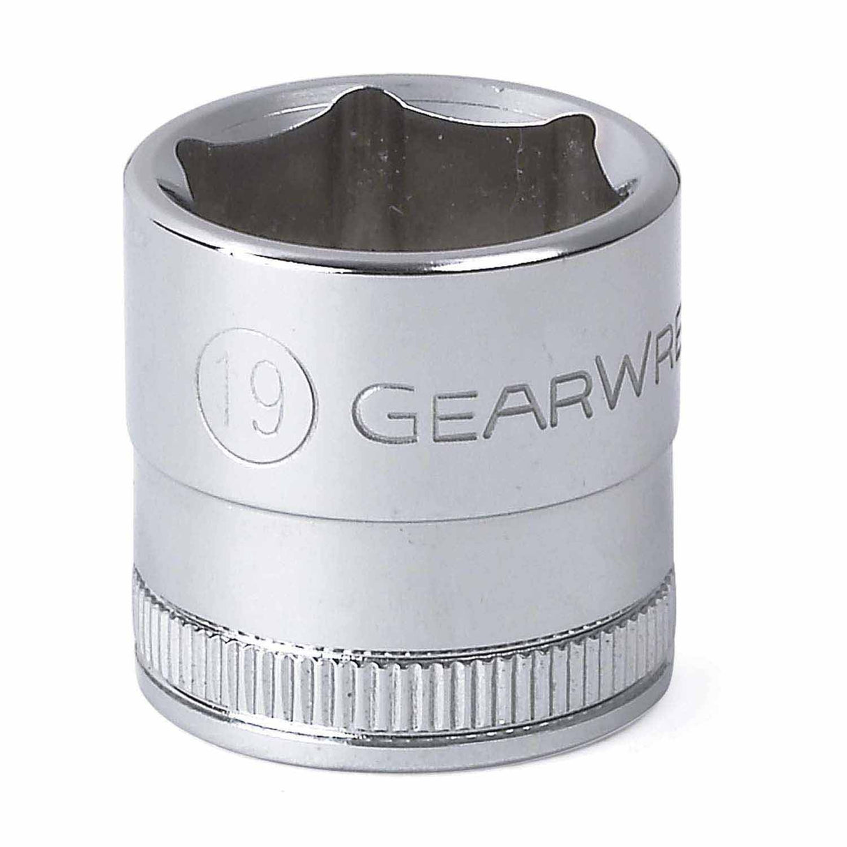 Gearwrench 80387 3/8" Drive 6 Point Standard Metric Socket 19mm