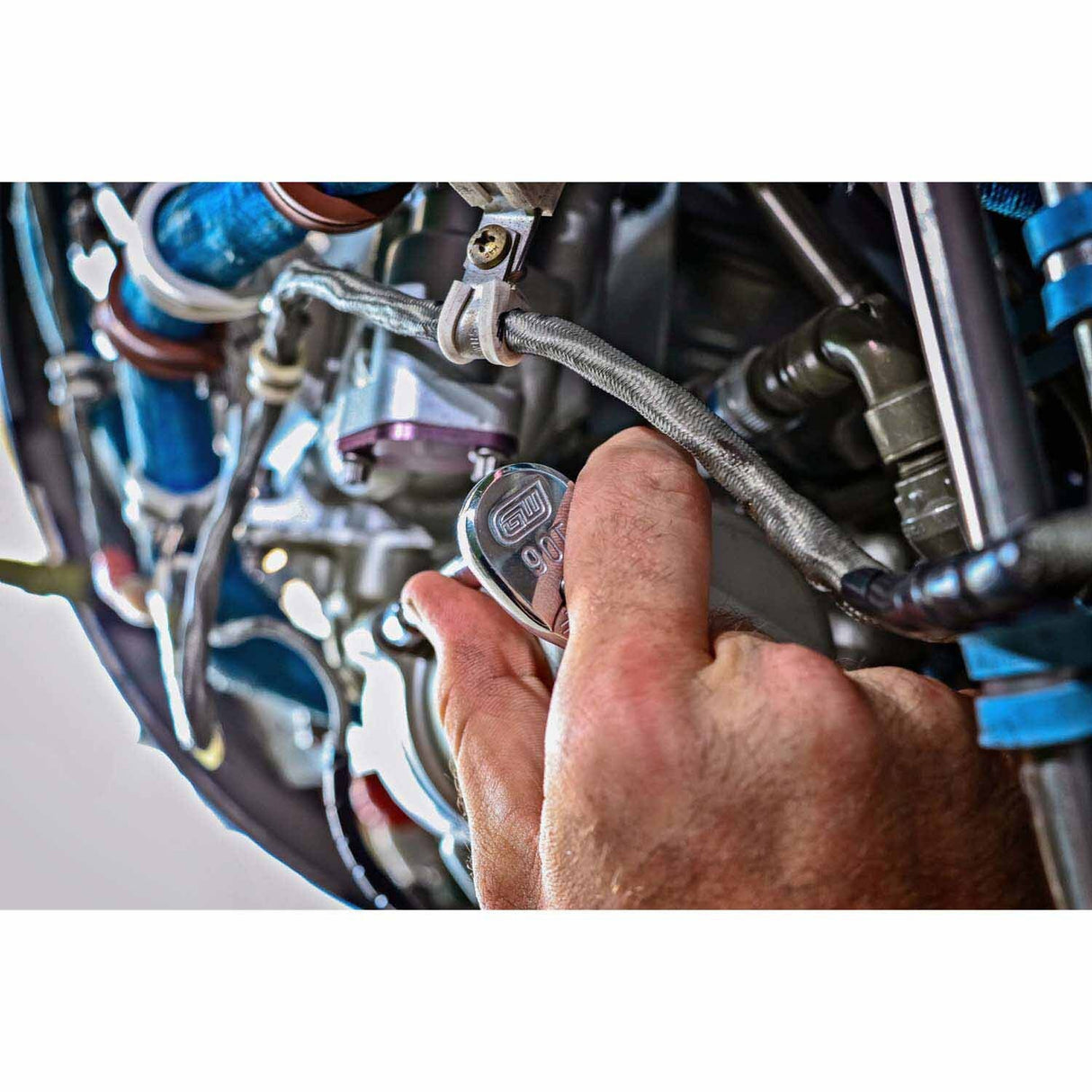 Gearwrench 81011T 1/4" Drive 90-Tooth Teardrop Ratchet 5" - 5