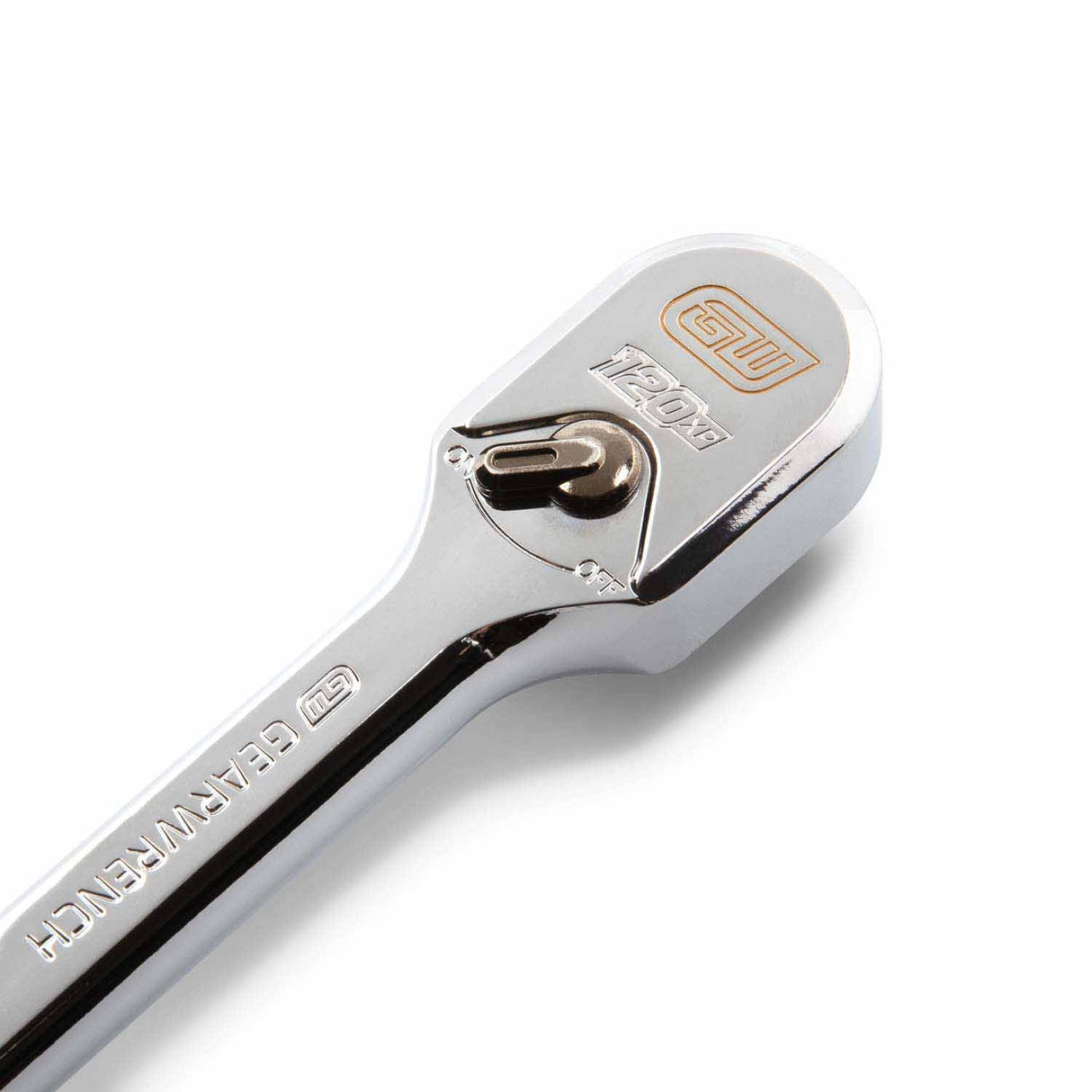 Gearwrench 81269XP 3/8" Drive 120XP Full Polish Chrome Extra Long Handle Teardrop Ratchet 18" - 5