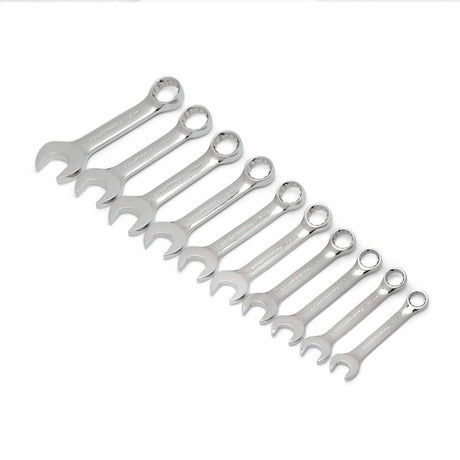 Gearwrench 81904 10 Pc. 12 Point Stubby Combination Metric Wrench Set