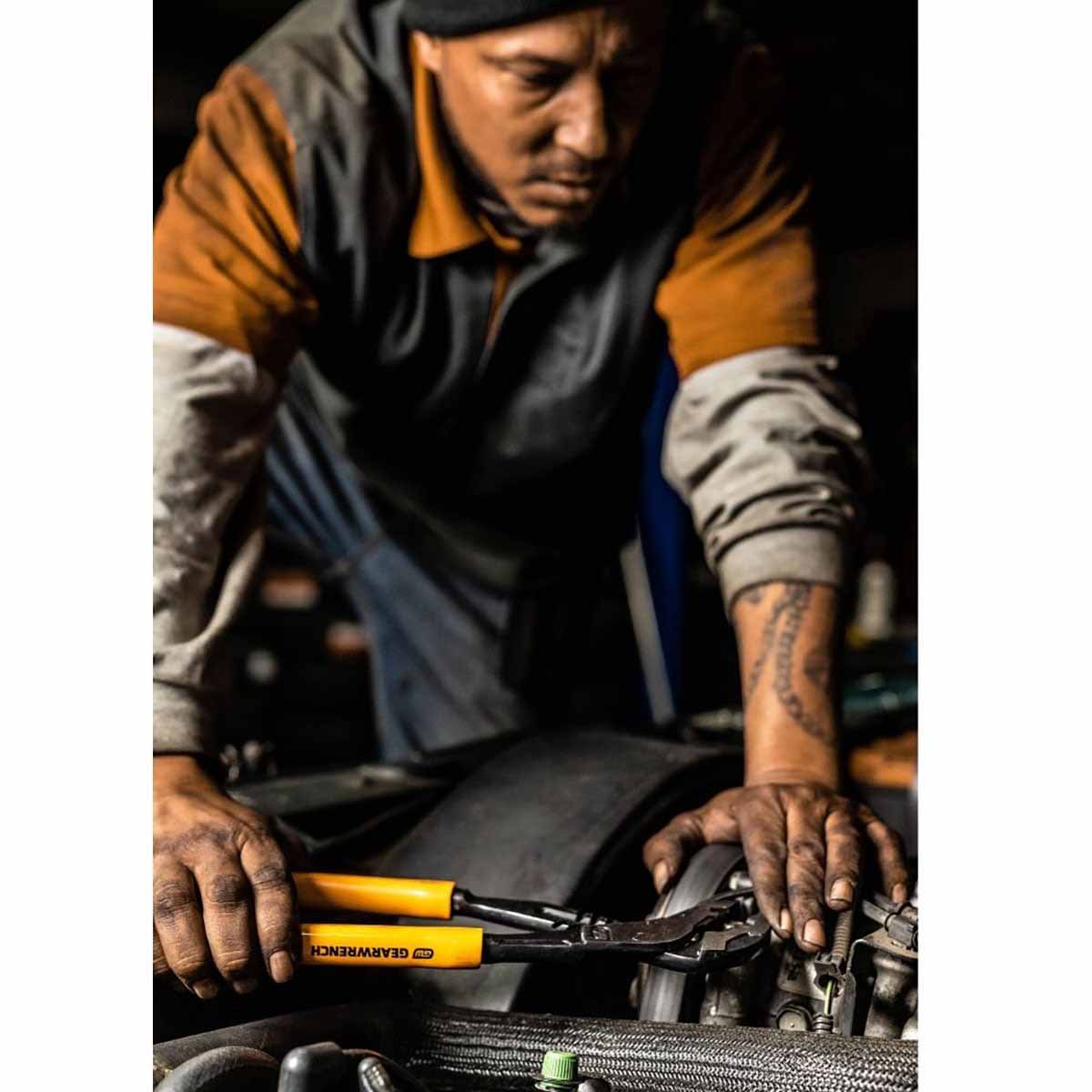 GearWrench 82170 10" Pitbull K9 Straight Jaw Dipped Handle Tongue and Groove Pliers - 3