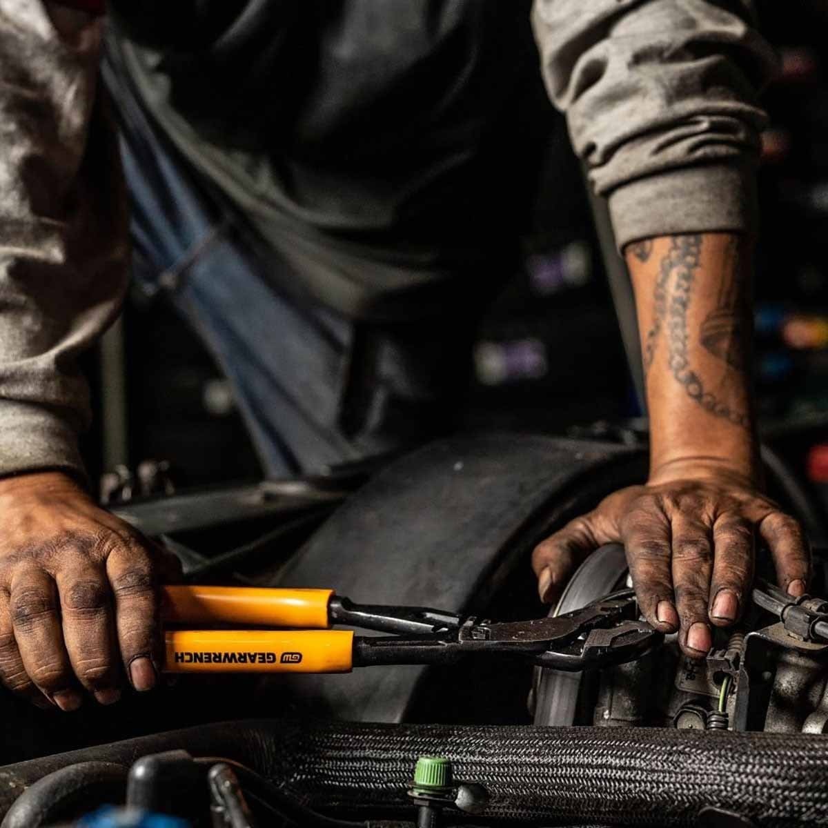 GearWrench 82170 10" Pitbull K9 Straight Jaw Dipped Handle Tongue and Groove Pliers - 5