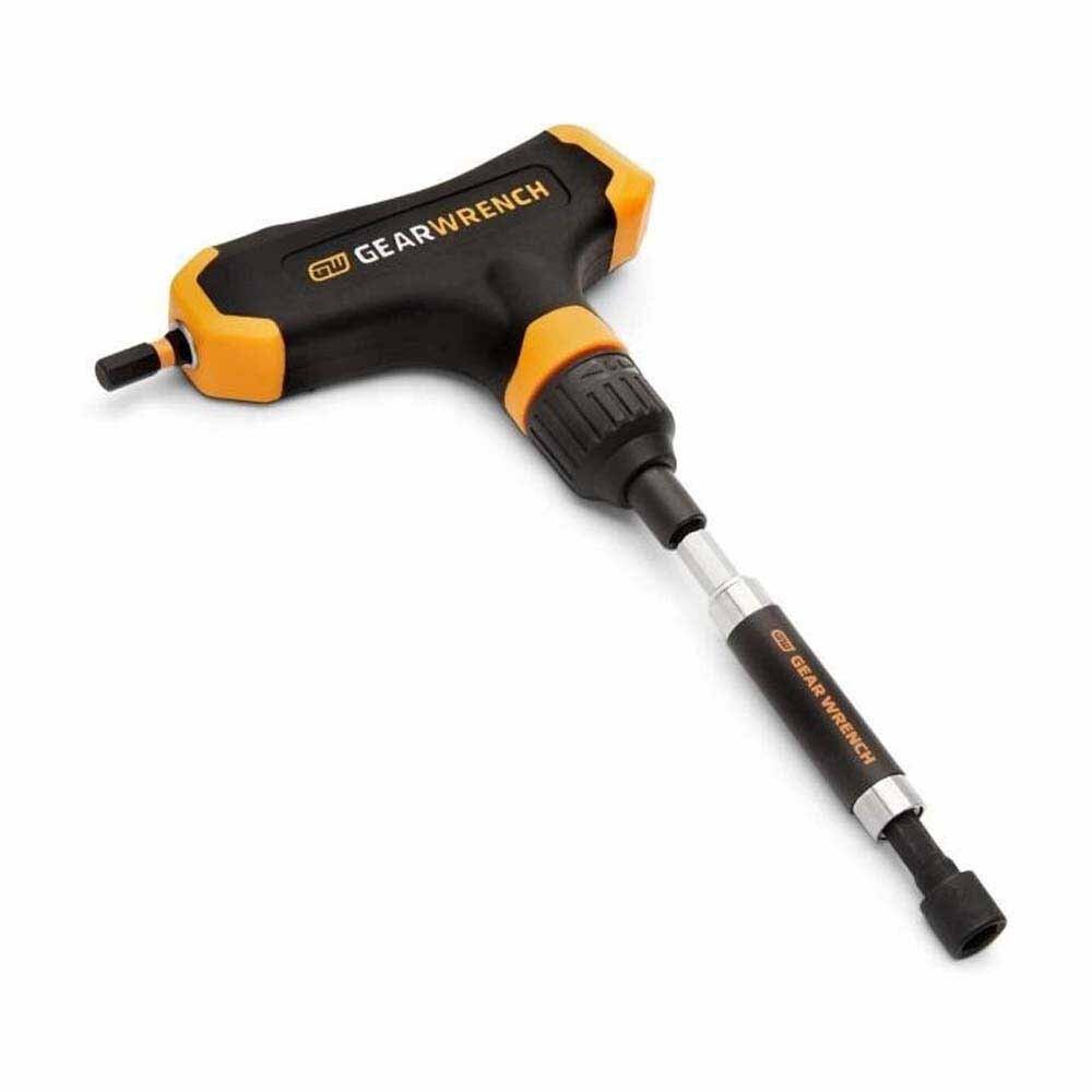 Gearwrench 83535 51 Piece 1/4" Hex Micro Bits Set with Ratcheting T-Handle - 6