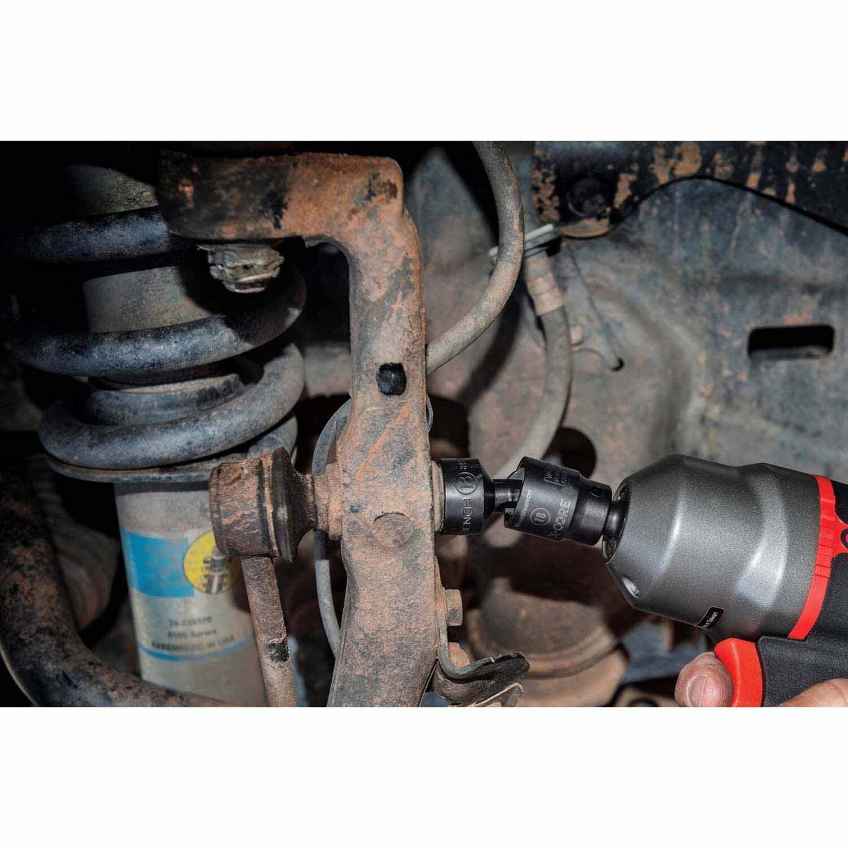 Gearwrench 84483 3/8" Drive 6 Point Standard X-Core Pinless Impact Universal SAE Socket 9/16" - 2