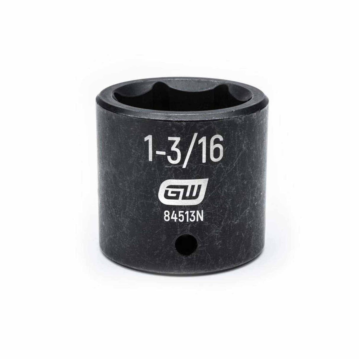 Gearwrench 84513N 1/2" Drive 6 Point Standard Impact SAE Socket 1-3/16"