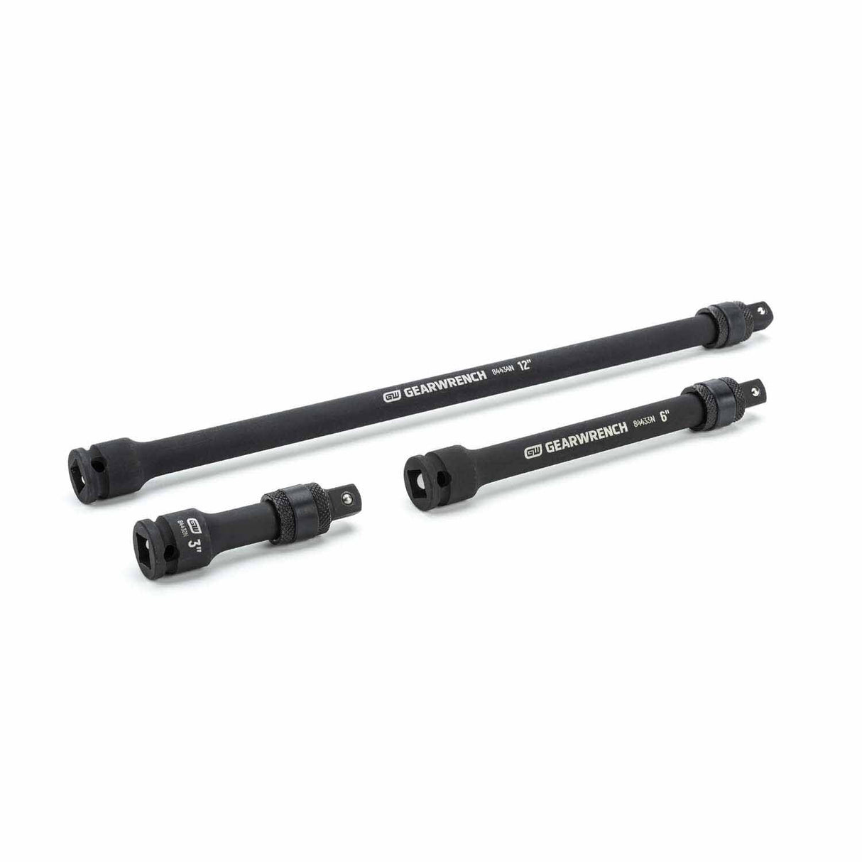 Gearwrench 84927N 3 Pc. 3/8" Drive Impact Locking Extension Set (3", 6" & 12")