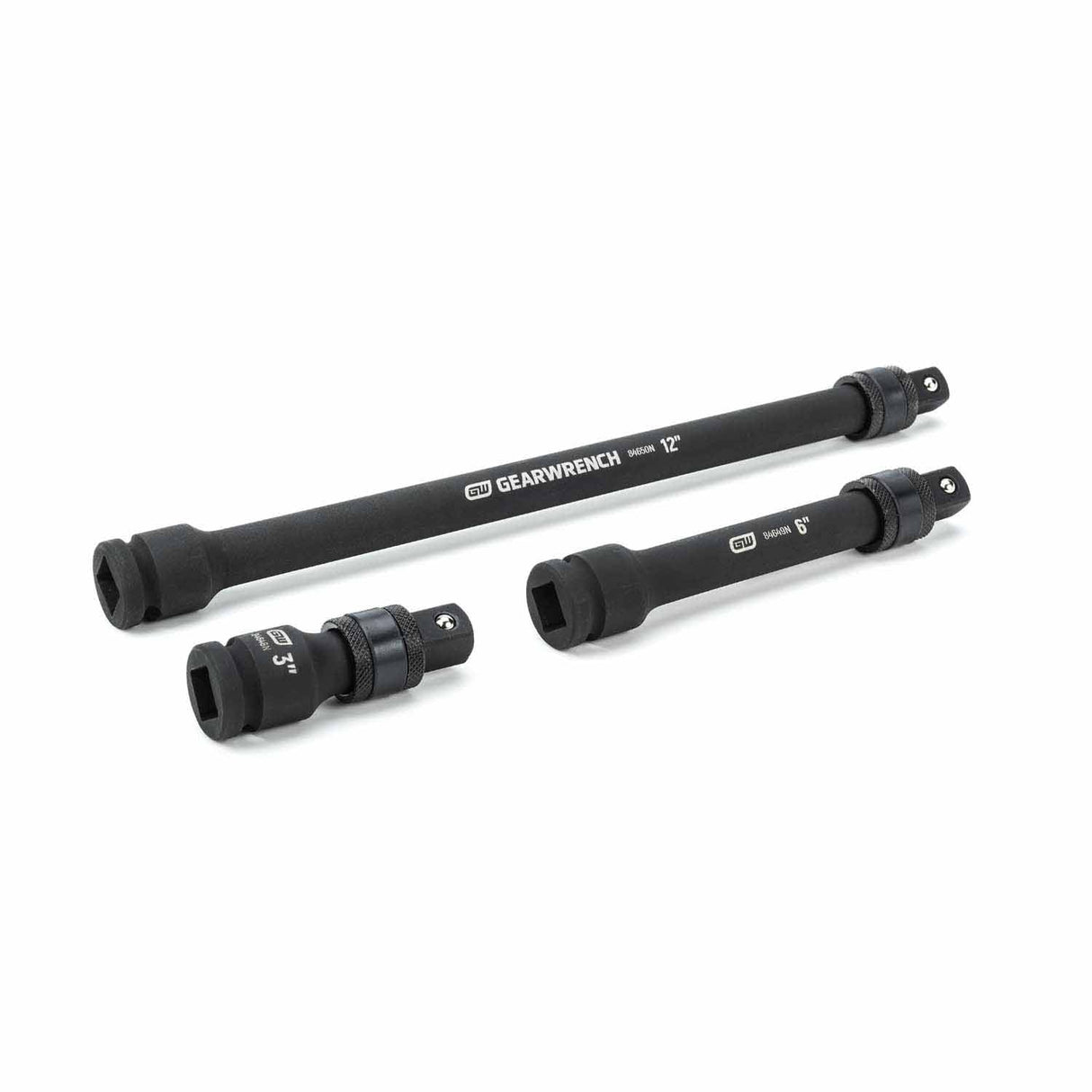 Gearwrench 84951N 3 Pc. 1/2" Drive Locking Impact Extension Set (3 Pack)