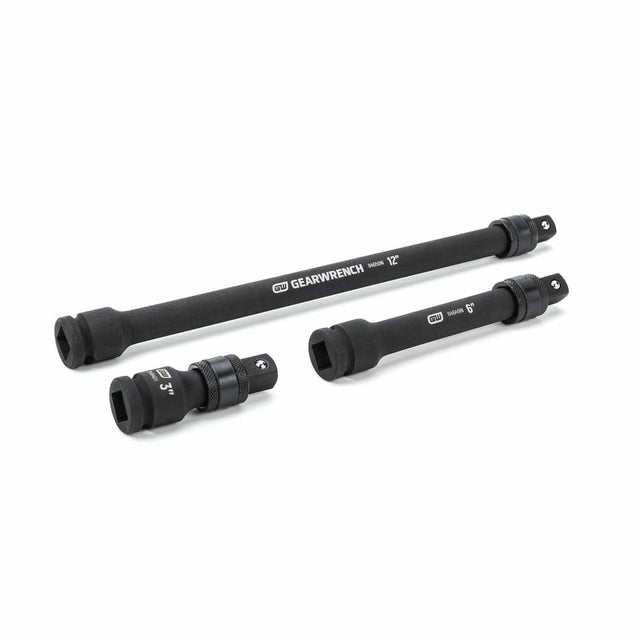 Gearwrench 84951N 3 Pc. 1/2" Drive Locking Impact Extension Set (3 Pack)