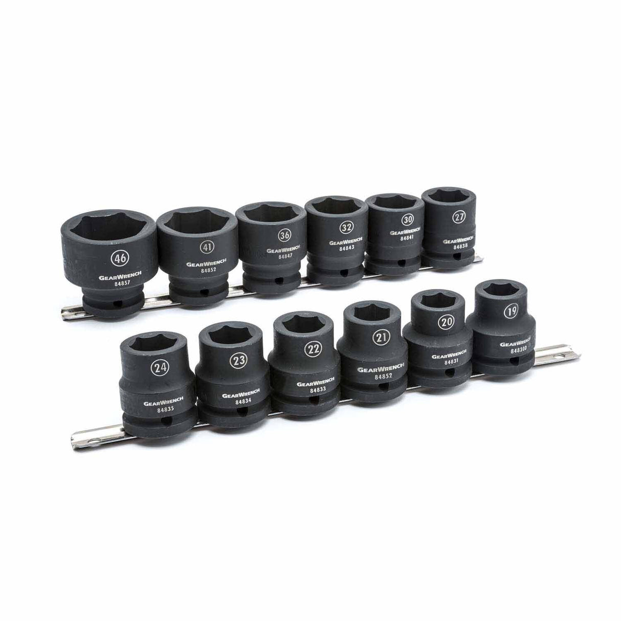 Gearwrench 84958 12 Pc. 3/4" Drive 6 Point Standard Impact Metric Socket Set