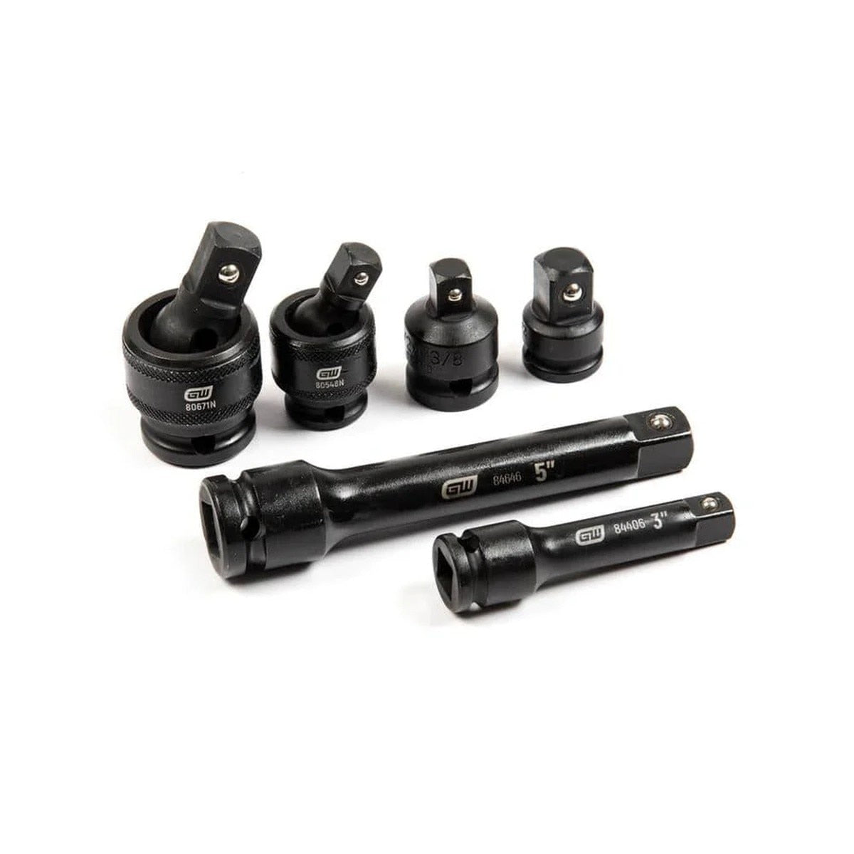 29-Piece SAE 3/8 in. and 1/2 in. Impact Socket Tray Set (29 Piece Set) - 5
