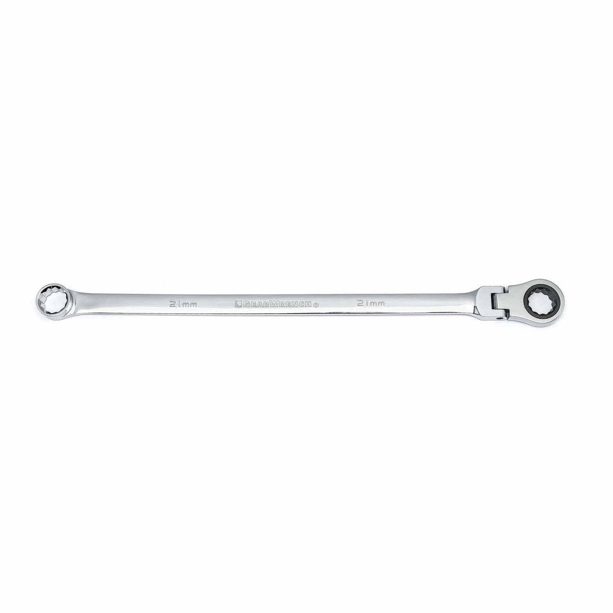 Gearwrench 86021 21mm 72-Tooth XL GearBox Flex Head Double Box Ratcheting Wrench