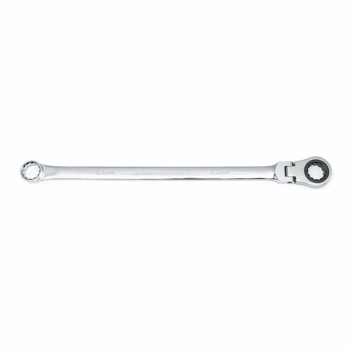 Gearwrench 86024 24mm 72-Tooth XL GearBox Flex Head Double Box Ratcheting Wrench
