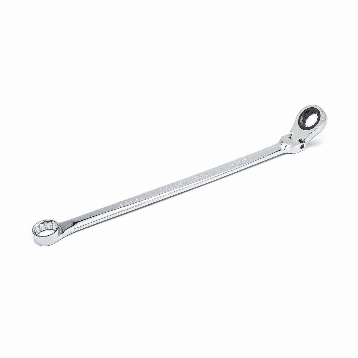 Gearwrench 86024 24mm 72-Tooth XL GearBox Flex Head Double Box Ratcheting Wrench - 4