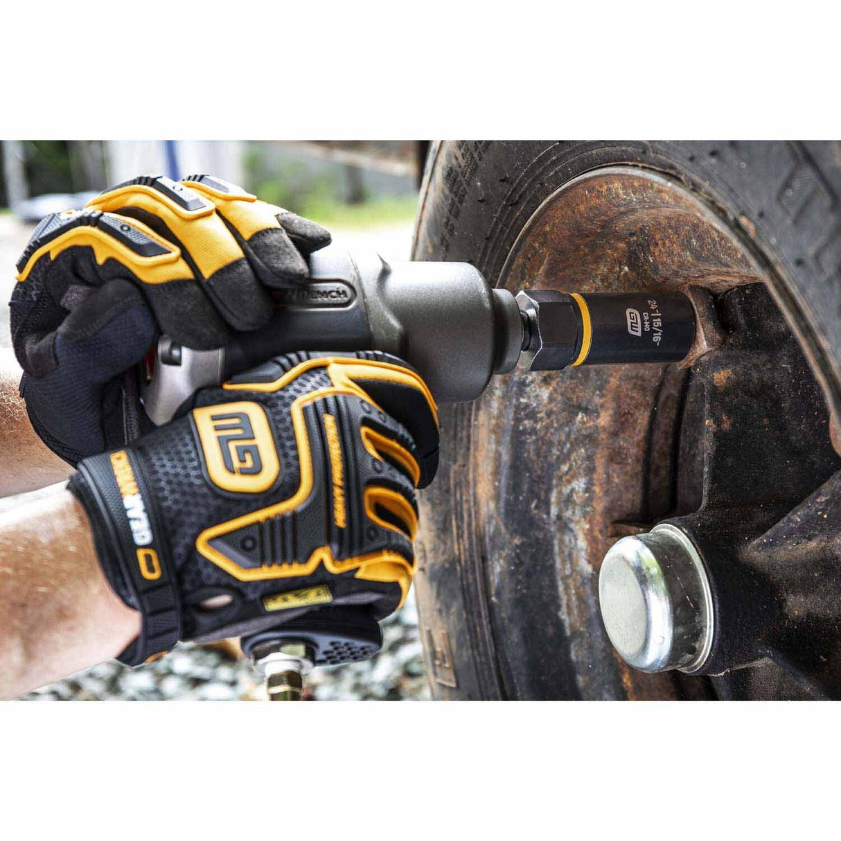 Gearwrench 86081 1/2" Drive Bolt Biter Impact Deep Extraction Socket (1 Pack) - 6