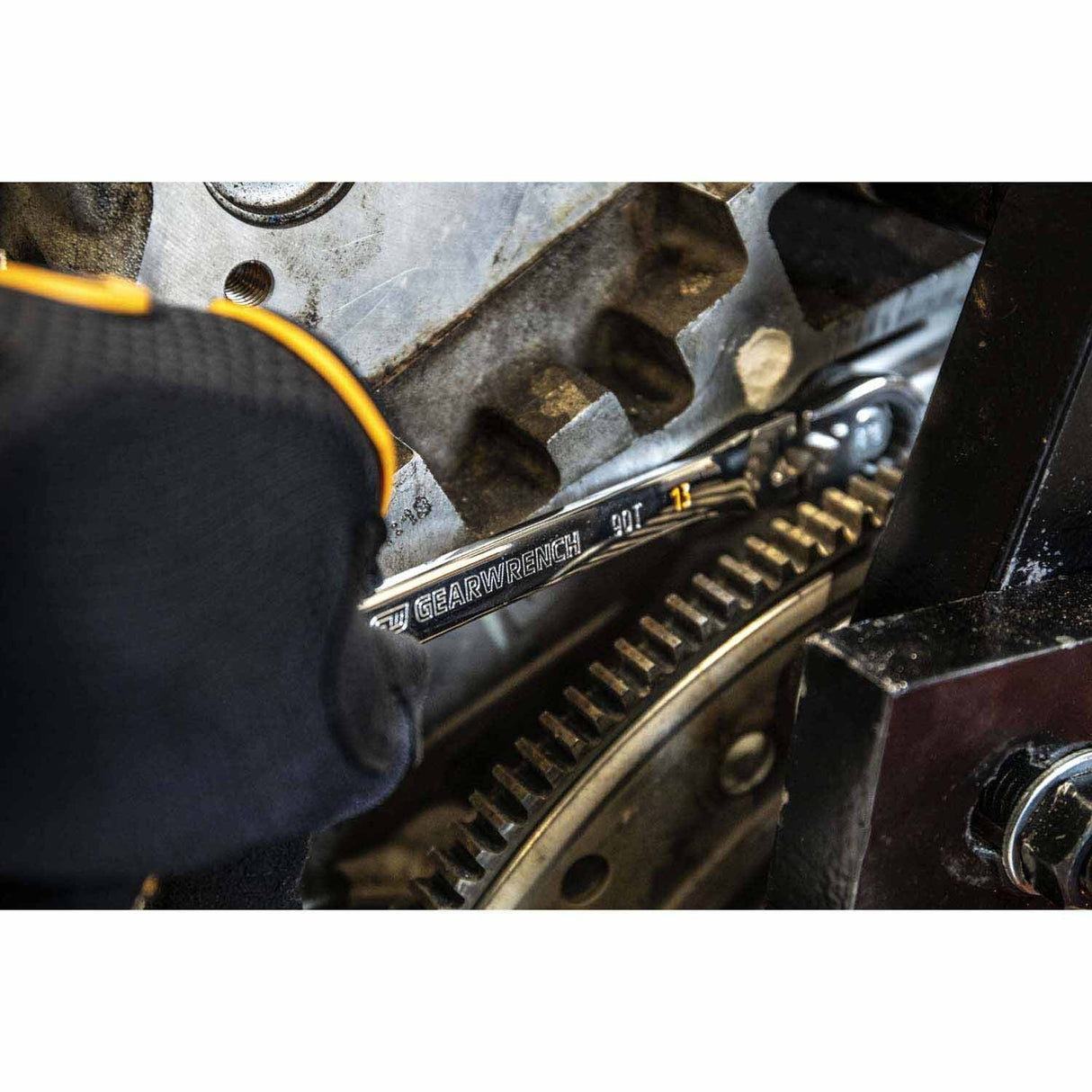 Gearwrench 86710 10mm 90-Tooth 12 Point Flex Head Ratcheting Combination Wrench - 5