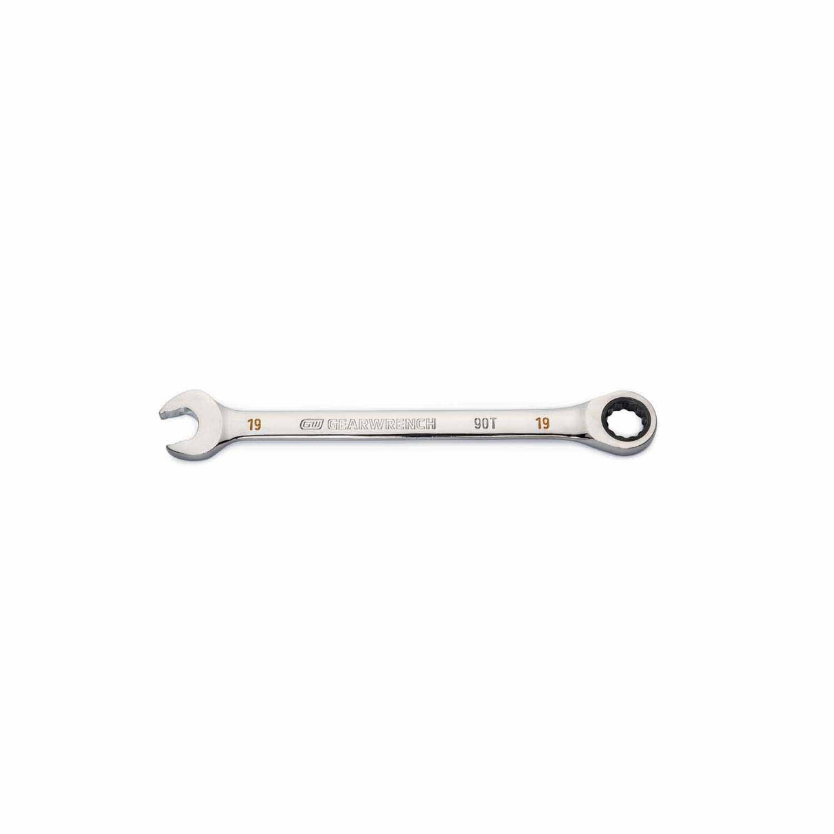 Gearwrench 86919 19mm 90-Tooth 12 Point Ratcheting Combination Wrench