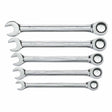 Gearwrench 93004D 5 Pc. 72-Tooth 12 Point Ratcheting Combination Metric Wrench Set