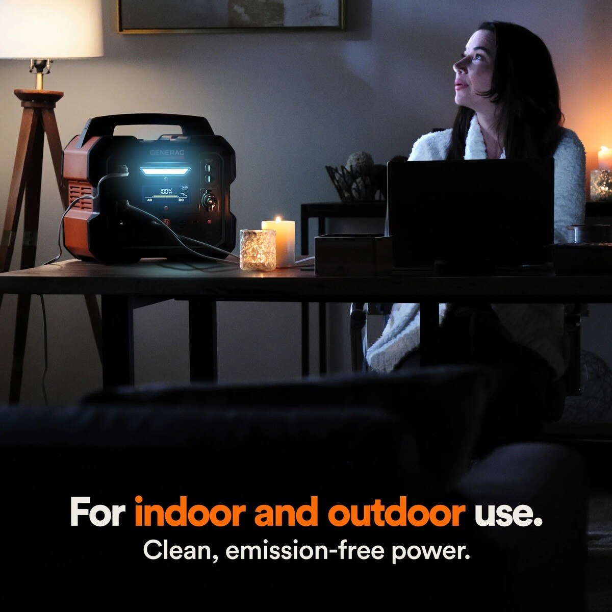 Generac 8026 2106Wh Portable Power Station with 1600W Output and Wireless Charging Pad - 7