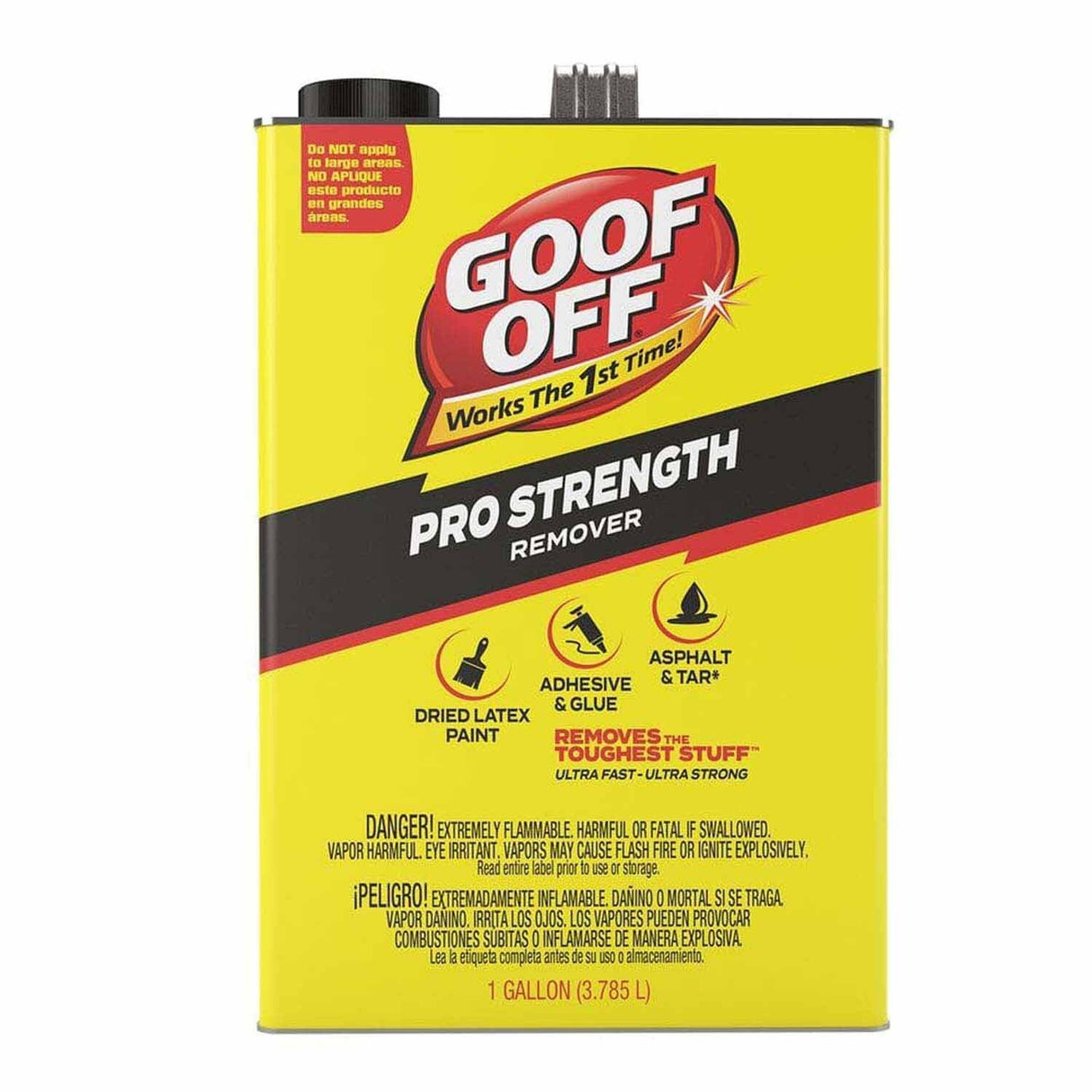Goof Off FG657 Pro Strength All Purpose Graffiti Remover - One Gallon Liquid