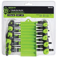 Greenlee 0254-40 10 Pc T-Handle Hex Key Set