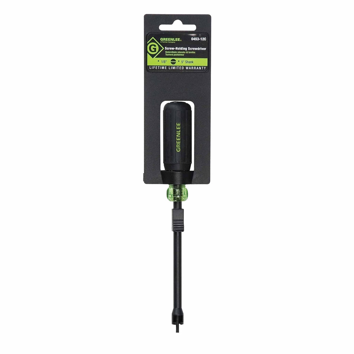Greenlee 0453-12C Screw-Holding Screwdriver 1/8" x 5" - 2