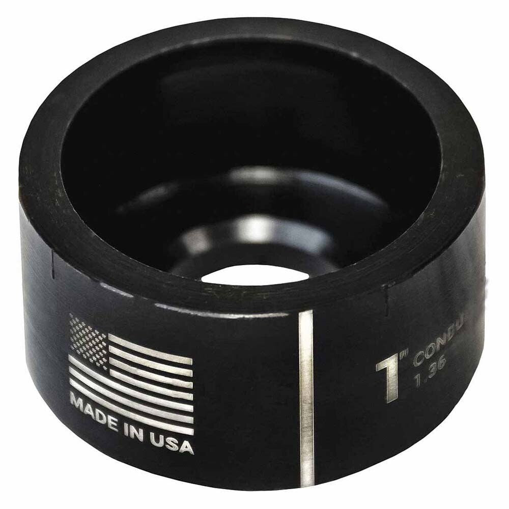 Greenlee 126AV Round Conduit Knockout Die, 1 in. Conduit Size, Replacement for Standard Round Knockout Punches