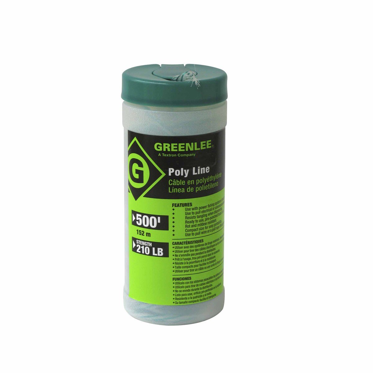 Greenlee 430-500 Poly Line 500 ft. Green Tracer - 3