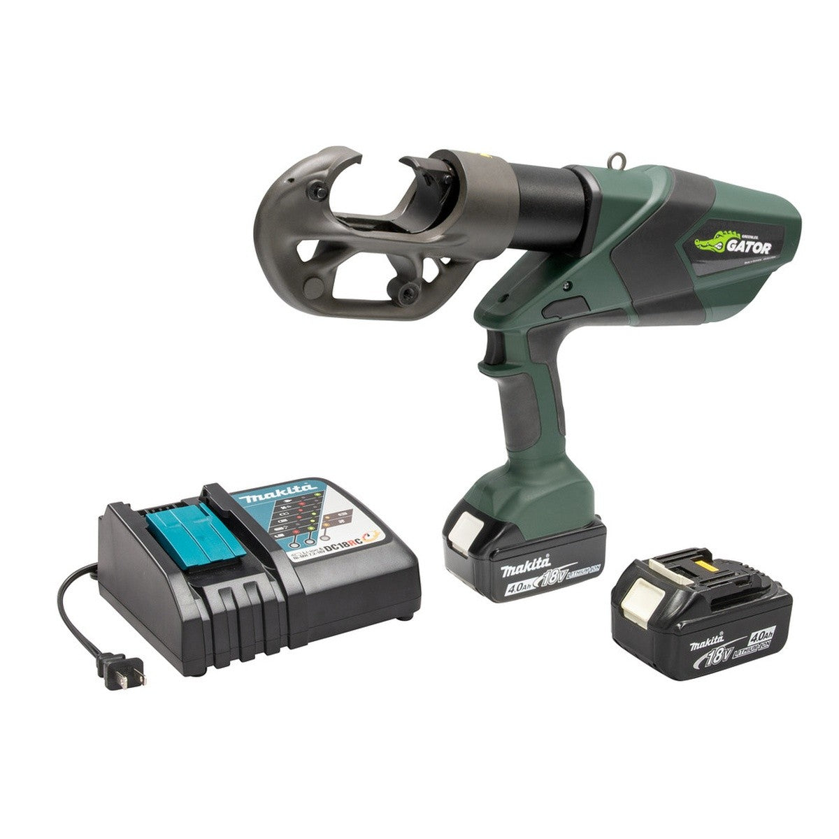 Greenlee EK1240SLX22 12-Ton Cordless Crimper Kit with 230V Charger and 4.0Ah Batteries (2 Batteries, 1 Charger) - 2