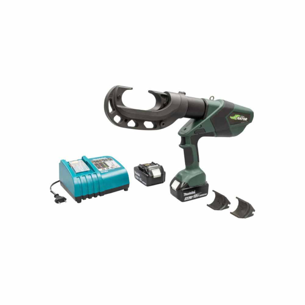 Greenlee EK1550SLX22 EK1550 SLX 15 Ton Crimper, 4.0Ah Battery, 230V Charger - 2