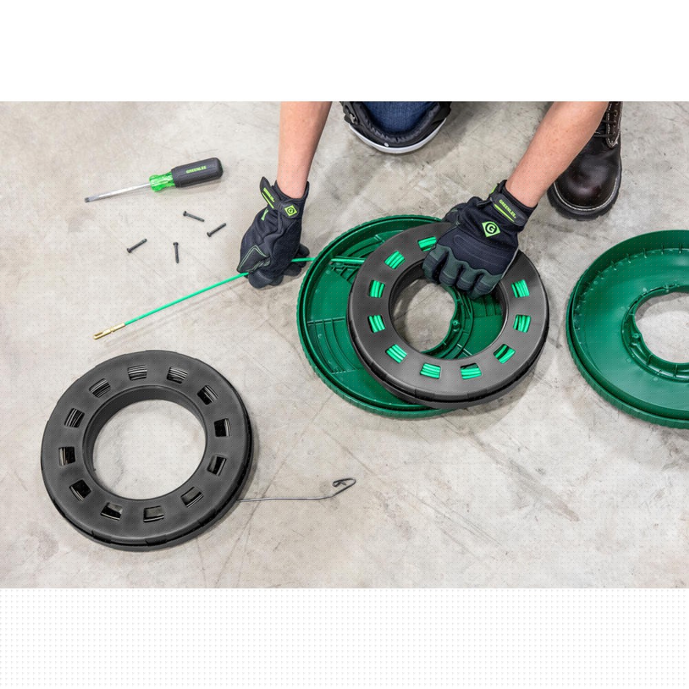 Greenlee FTXF-100BP 100' REEL-X Non-Conductive Fish Tape - 7