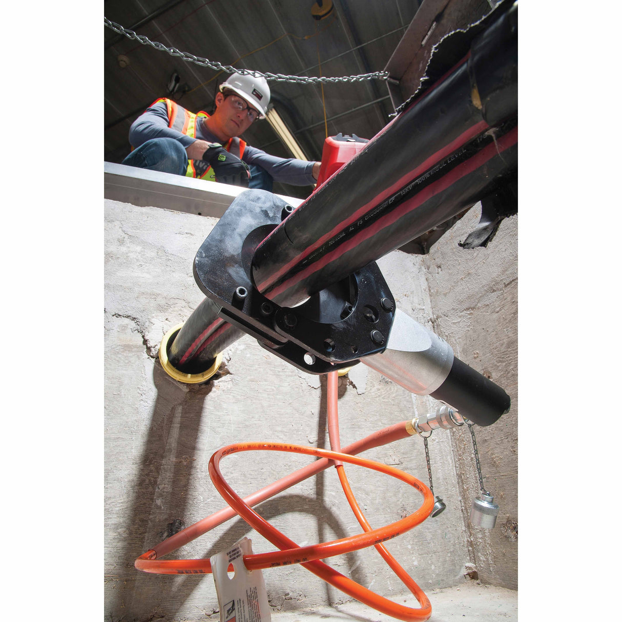 Greenlee SDG105 105 mm Remote Cable Guillotine Cuter - 3