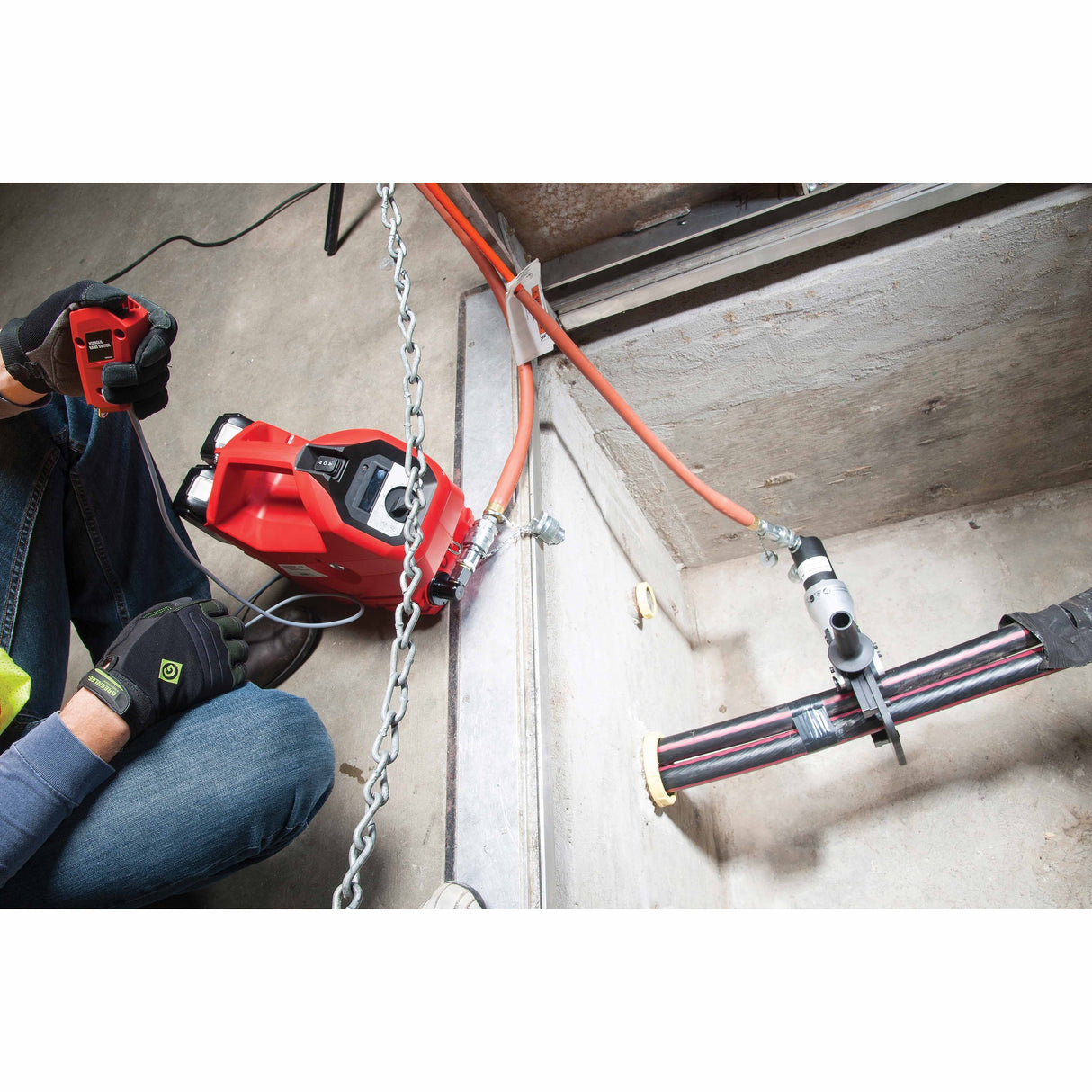 Greenlee SDG105 105 mm Remote Cable Guillotine Cuter - 4