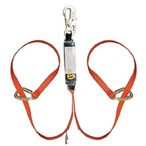 Guardian 11840 4' - 6' Double Leg Double Lock Wrap Lanyard