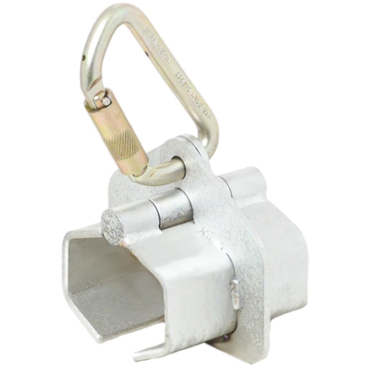 Guardian 00201 Sliding Rail Anchor with Carabiner for Crane or Train Rails
