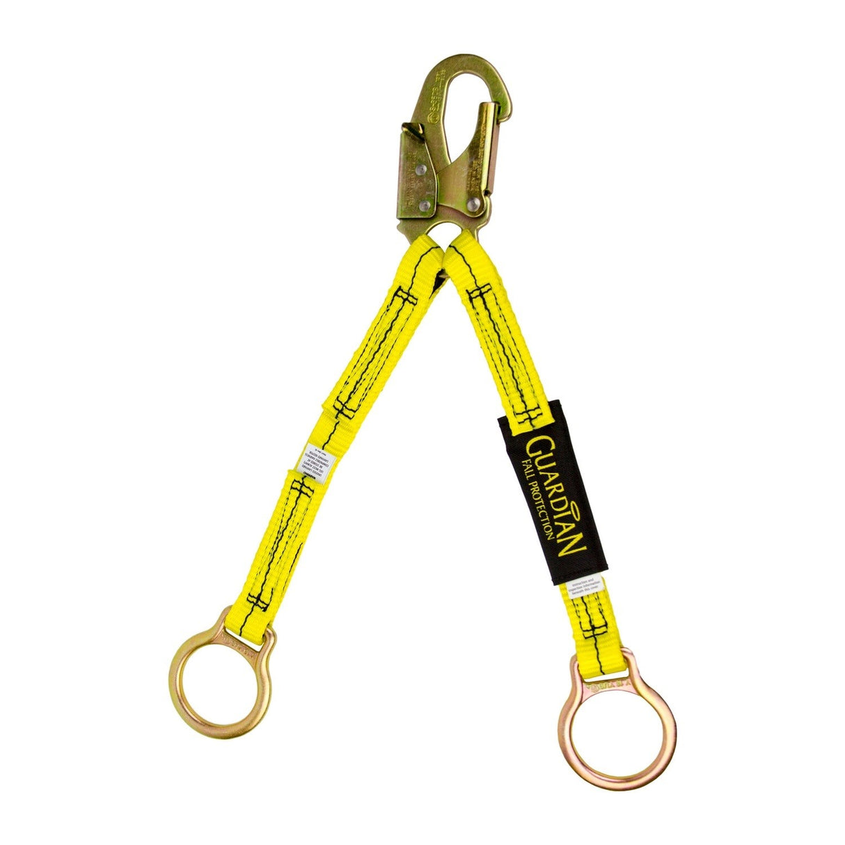 Guardian 01120 18 in. Dual Leg Non Shock Absorbing Extension Lanyard with Steel Snap Hook