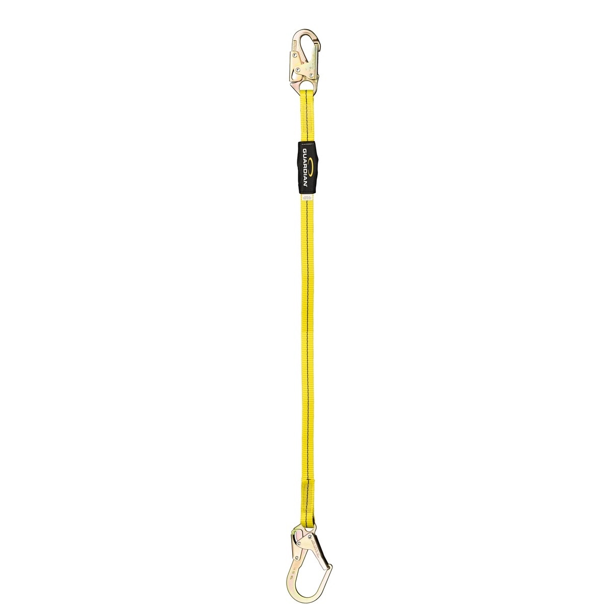 Guardian 01266 4 ft to 6 ft Non Shock Absorbing Single Leg Lanyard with Rebar Hook (1 Pack)