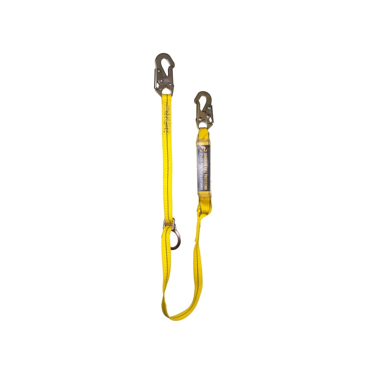 Guardian 01290 6 ft Shock Absorbing Tie Back Lanyard Adjustable D Ring (1 Each)