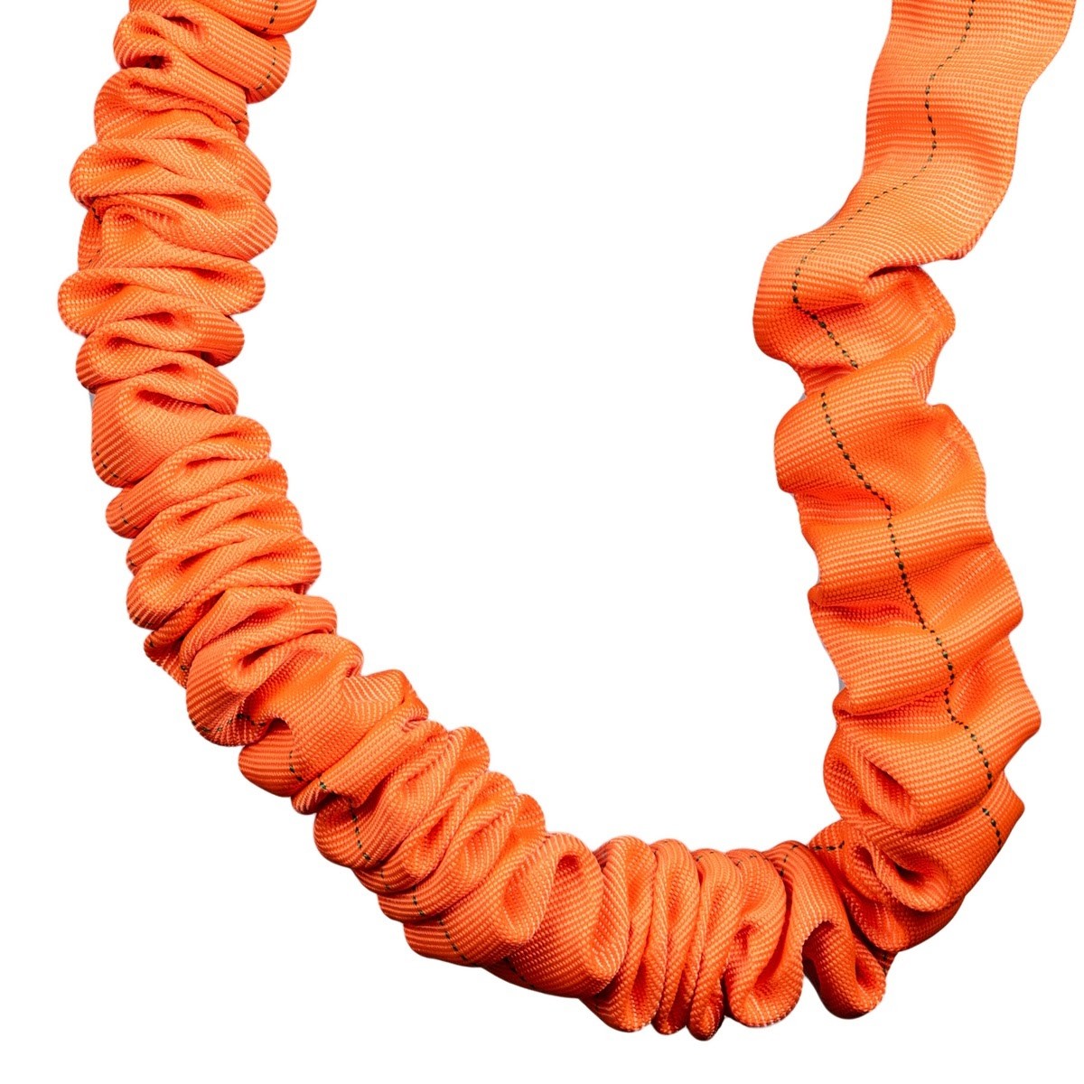 Guardian 01296 4.5 ft to 6 ft Dual Leg Internal Shock Absorbing Stretch Lanyard with Steel Snap Hooks - 3