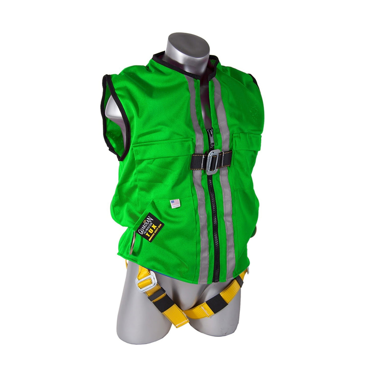 Guardian 02200 Small Green Mesh Construction TUX Full Body Safety Harness
