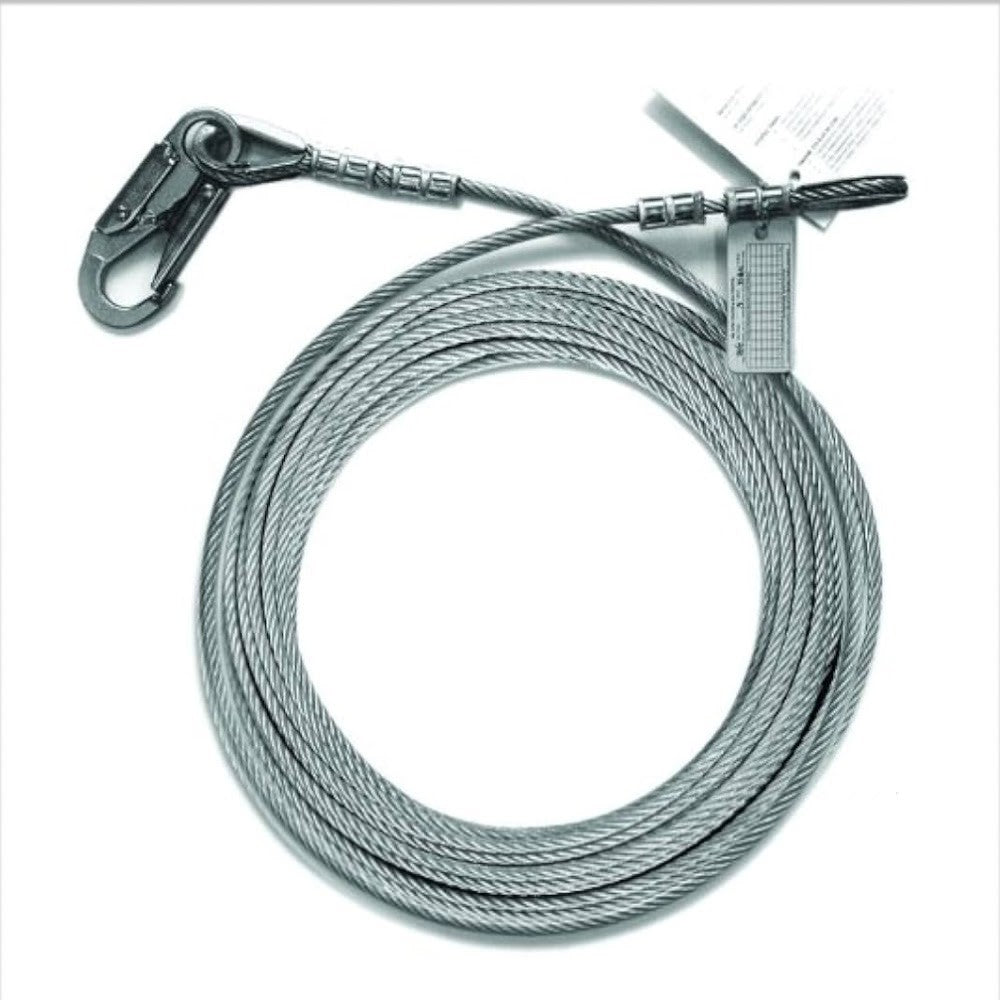 Guardian 10422 6 ft Galvanized Steel Cable Choker Anchor with O-Ring and Snap Hook