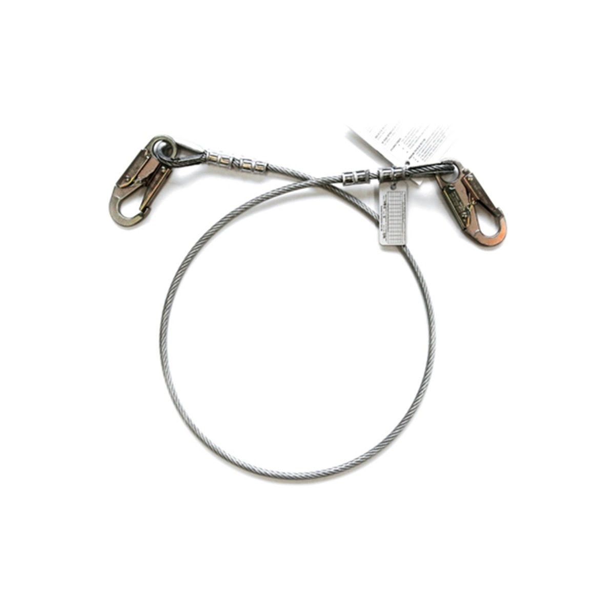Guardian 10432 6 ft Galvanized Steel Cable Choker Anchor with Snap Hook Ends (1 Each)