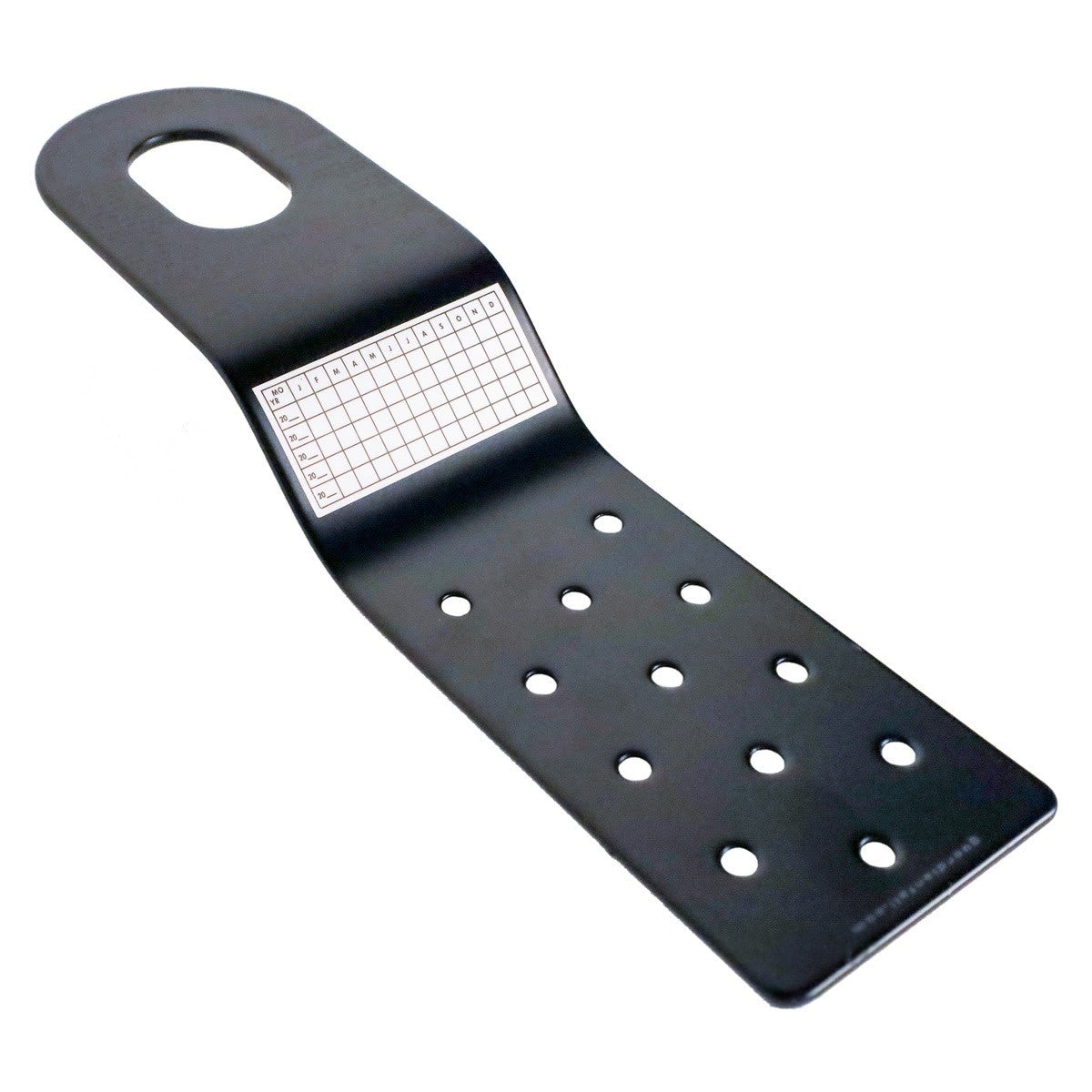 Guardian 10540 Pitch Pro 10.25 in. x 3 in. Black Powder Coated Steel Roof Anchor (Single) - 2