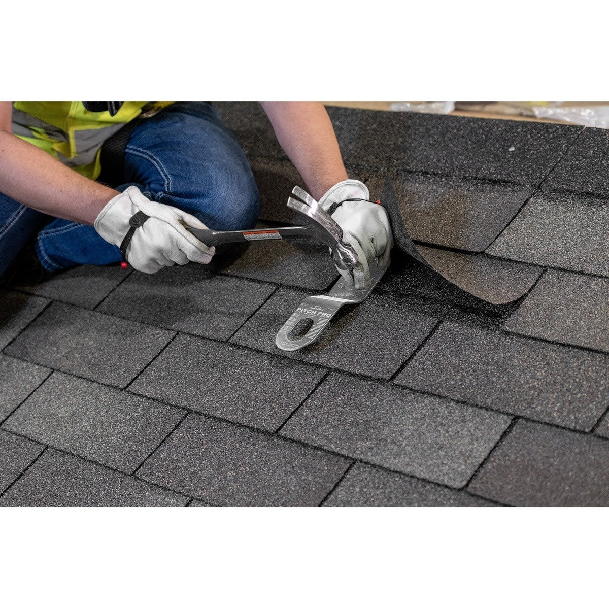 Guardian 10542 Pitch Pro 10.25 in Slotted Roof Anchor for Asphalt Shingle Roofs Gray (Single) - 5