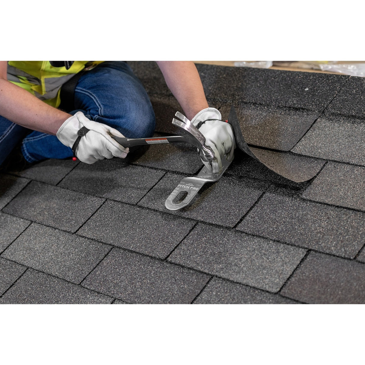 Guardian 10545 Pitch Pro Slotted Roof Anchor for Asphalt Shingle Roofs Gray (25 Pack) - 5