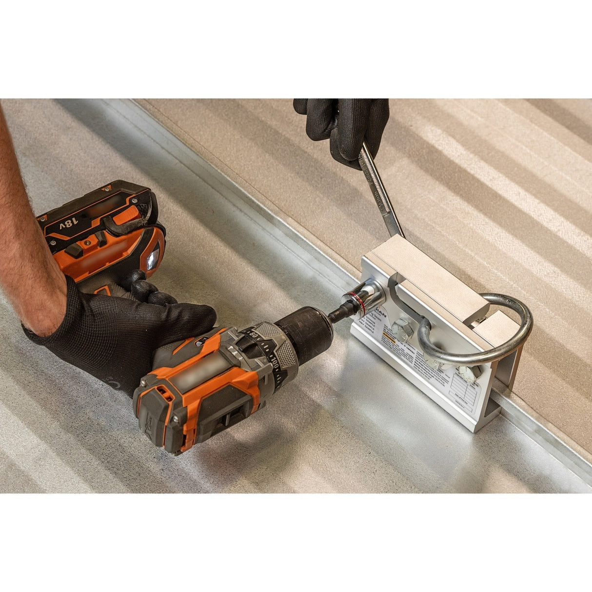 Guardian 10600 2-Way Universal Non-Penetrating Standing Seam Roof Anchor - 7